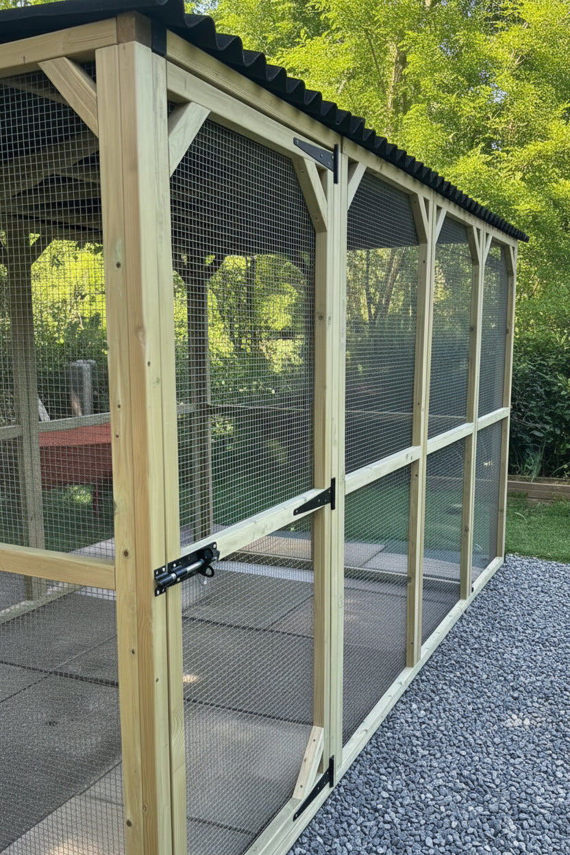 Run Door Panel for Aviaries & Pet Enclosures | 19 Gauge Mesh | Click & Collect Only