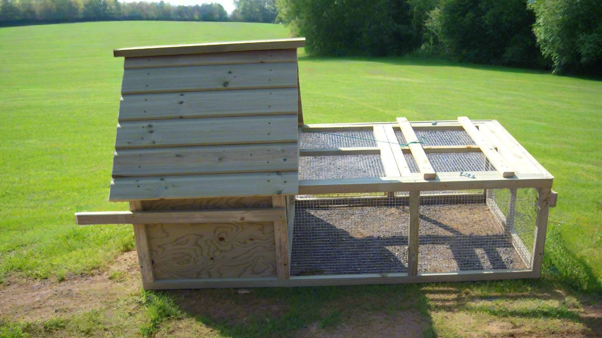 Broody Chicken Coop | 900mm x 600mm x 680mm | With 6ft Run