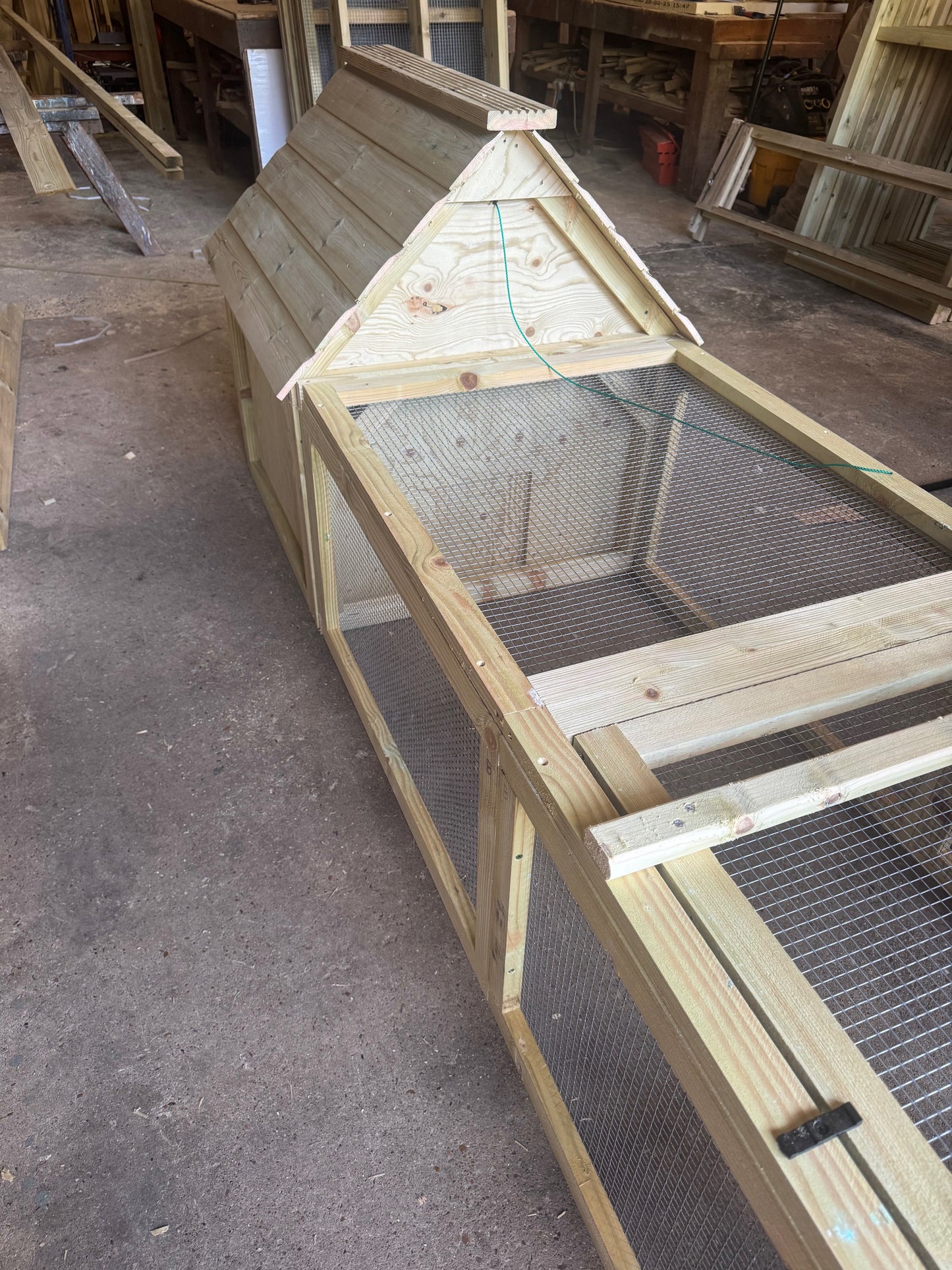 Vyse Arks Duck/Waterfowl House for up to 10 Birds | With 6ft Run