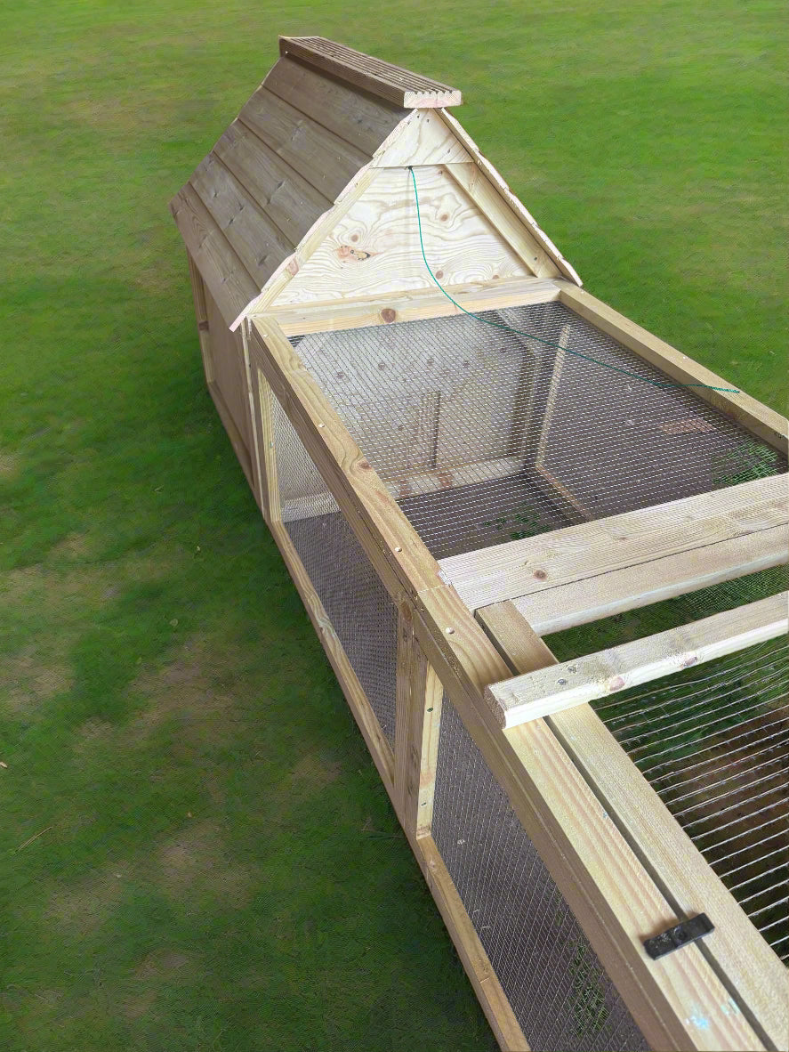 Vyse Arks Duck/Waterfowl House for up to 15 Birds | With 12ft Run