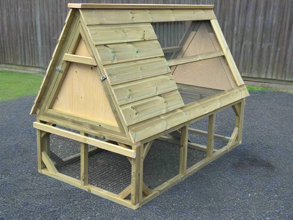Rabbit House with Run | 6ft x 3ft