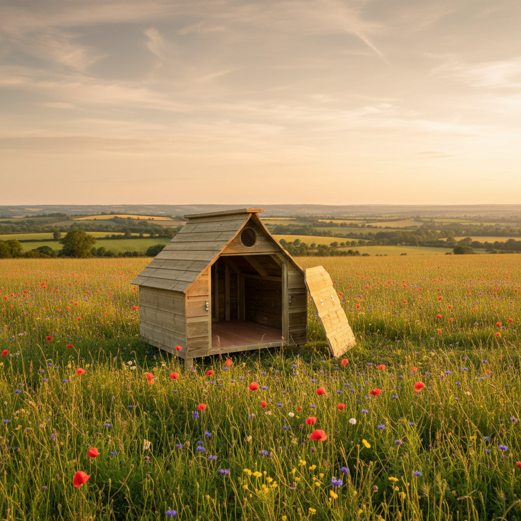 Vyse Arks Spacious Wooden Duck House for 6 Large Ducks | UK Made | 4ft x 3ft