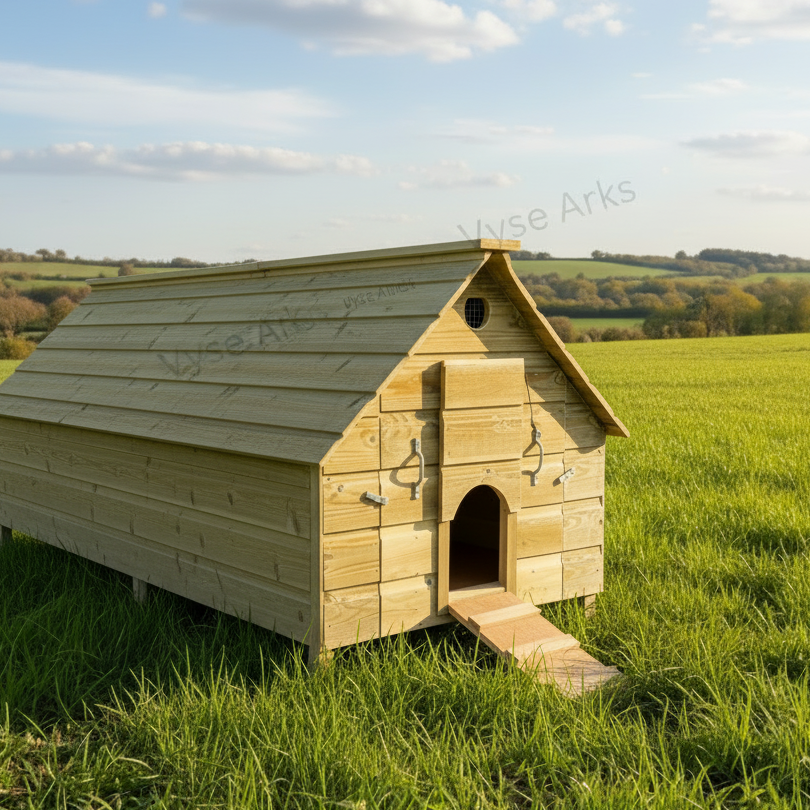 Large Duck House | 6ft x 4ft | For 12 Birds | UK Handmade | FSC Timber