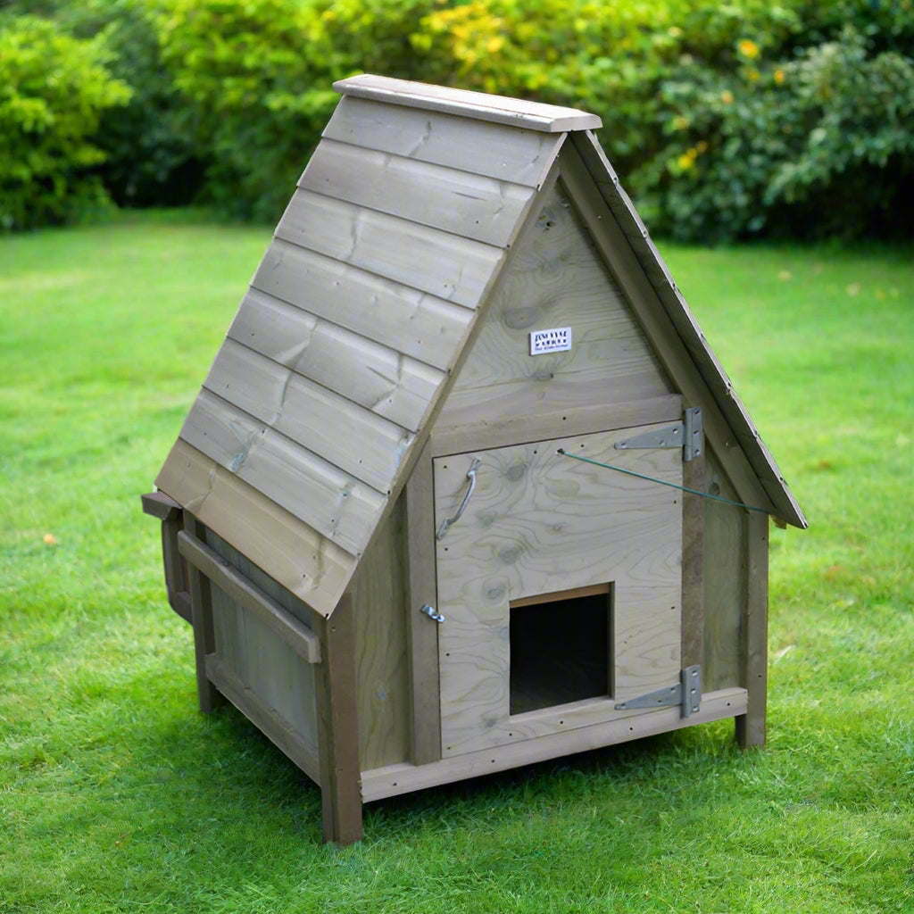 VA Swiss Chalet Style Chicken House for Upto 6 Birds With 6ft Run