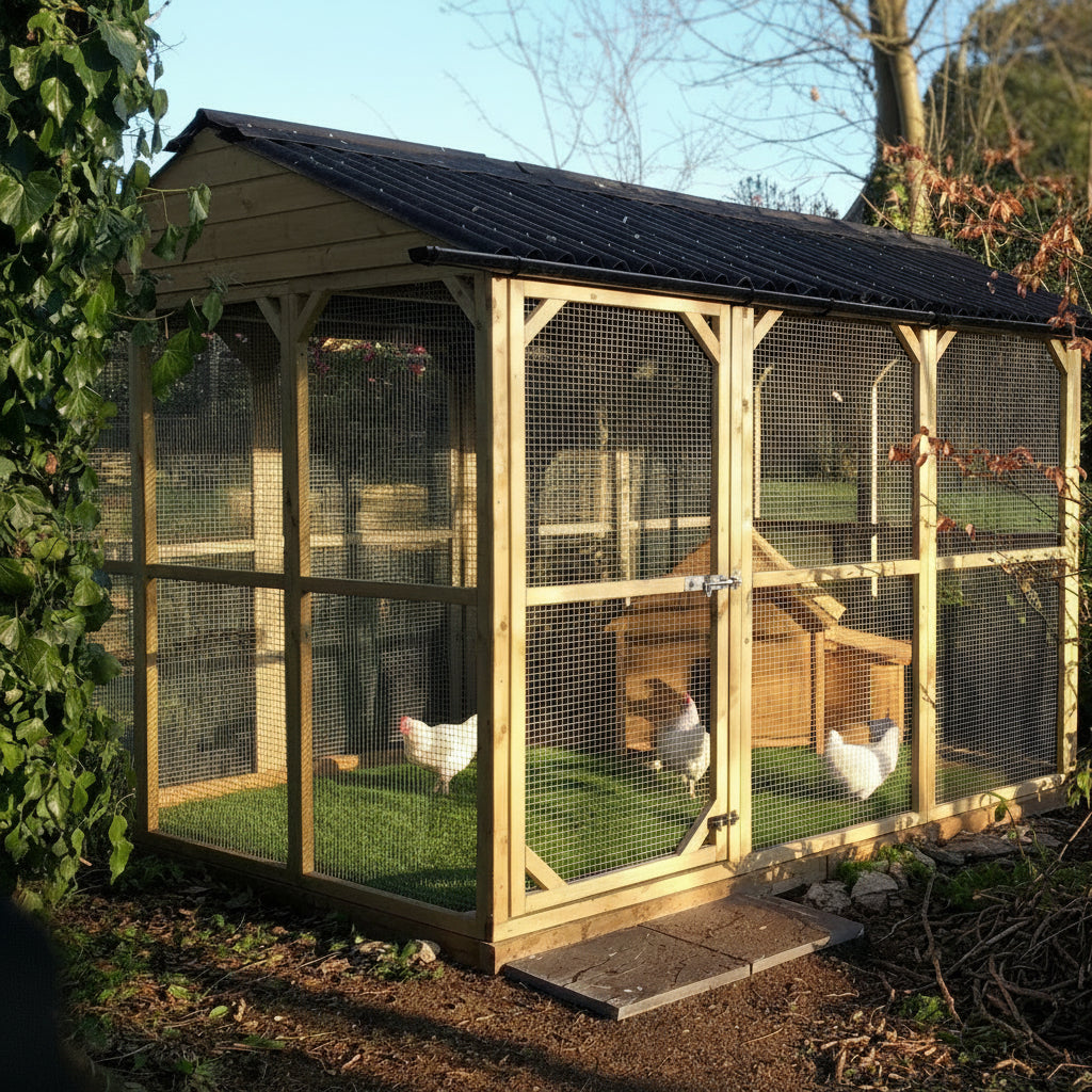 Vyse Arks Enclosed Run for Ducks, chickens, poultry, rabbits as seen on Stacey Solomon tv show