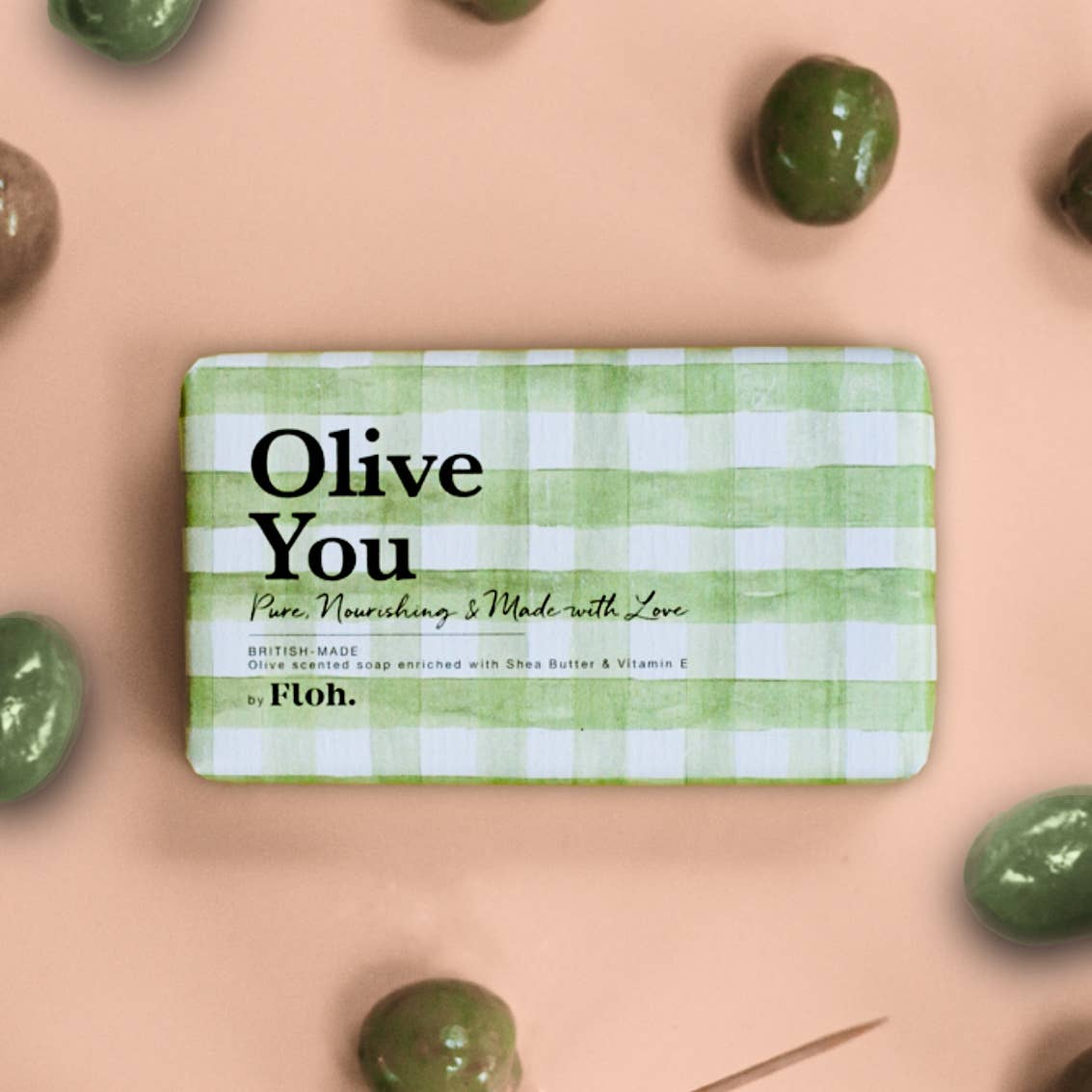 Olive You Soap | Luxury 190g Soap Bar | Enriched with Shea butter