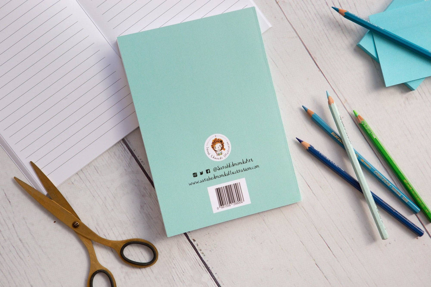 Tits A5 Recycled Bird Notebook