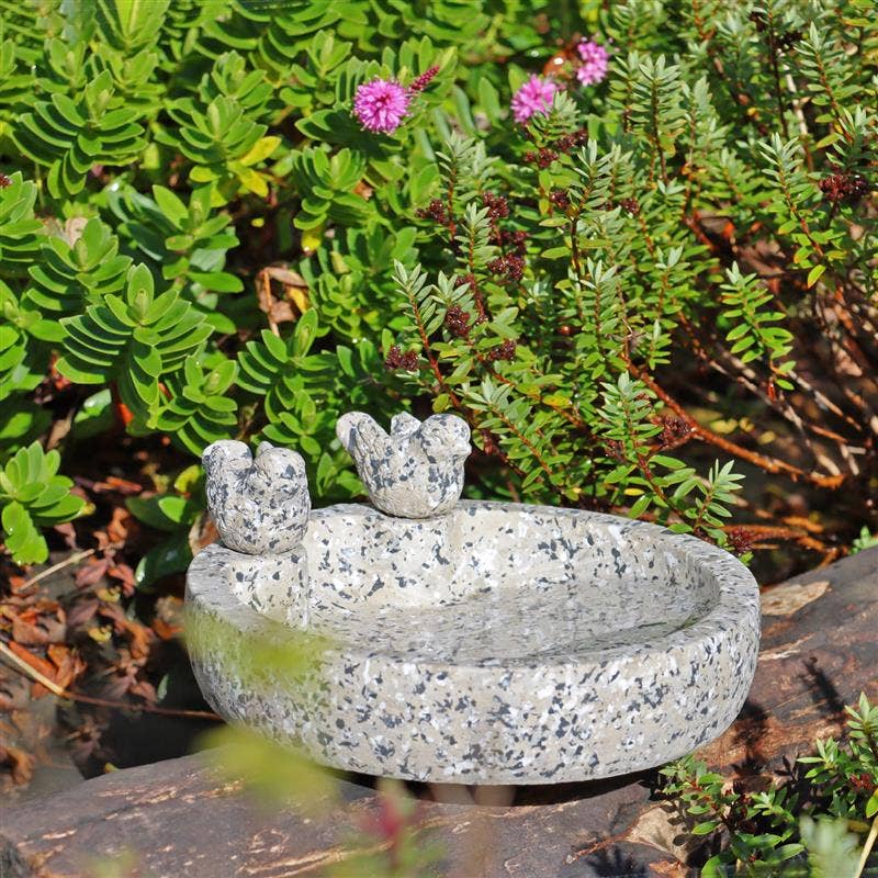 Fleckstone Small Bird Bath and Drinker
