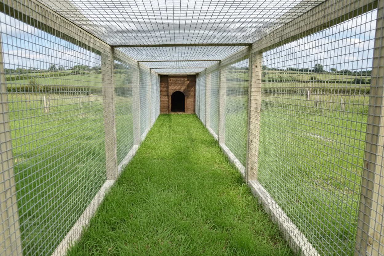 Handmade Chicken House with 12ft Walk-In Run | FSC Timber | Vyse Arks
