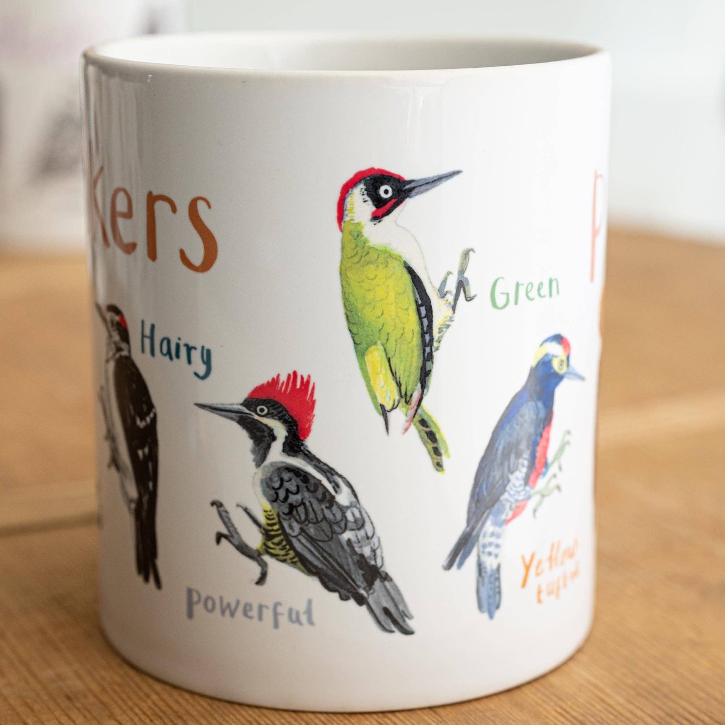 Peckers Ceramic Bird Pun Mug