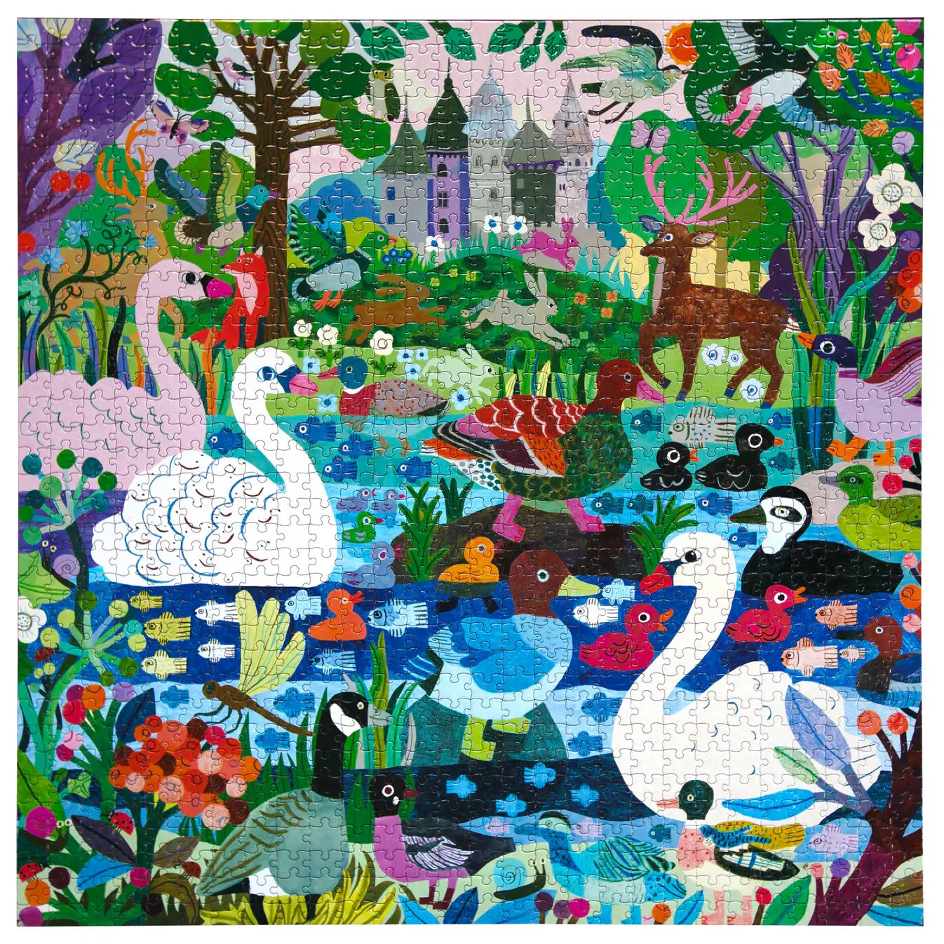 Eeboo | Ducks in the Clearing 1000pc Sq Puzzle