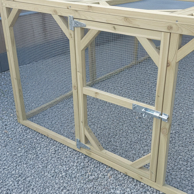 Pet Run | 3m x 2m x 1m High | 19 Gauge 1/2 x 1/2 Galvanised Wire Mesh