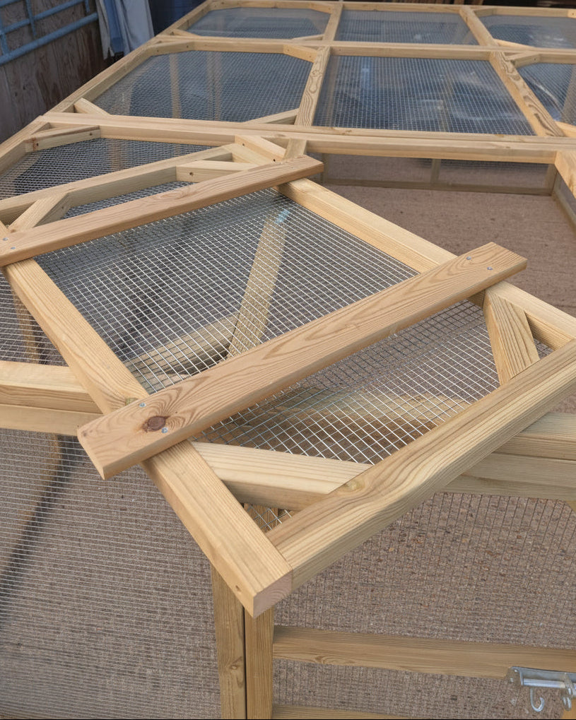 Pet Run | 3m x 2m x 1m High | 19 Gauge 1/2 x 1/2 Galvanised Wire Mesh