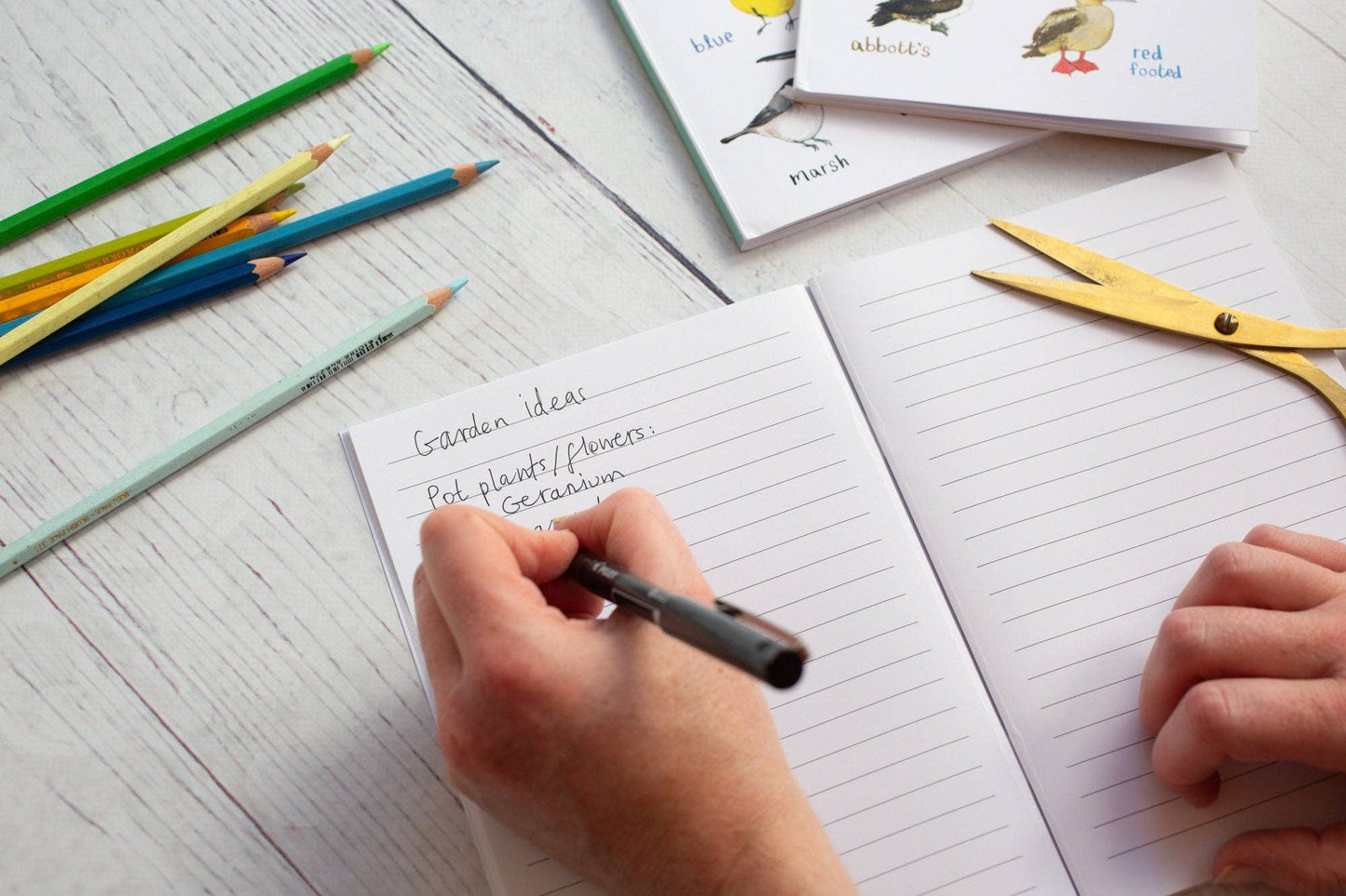 Tits A5 Recycled Bird Notebook