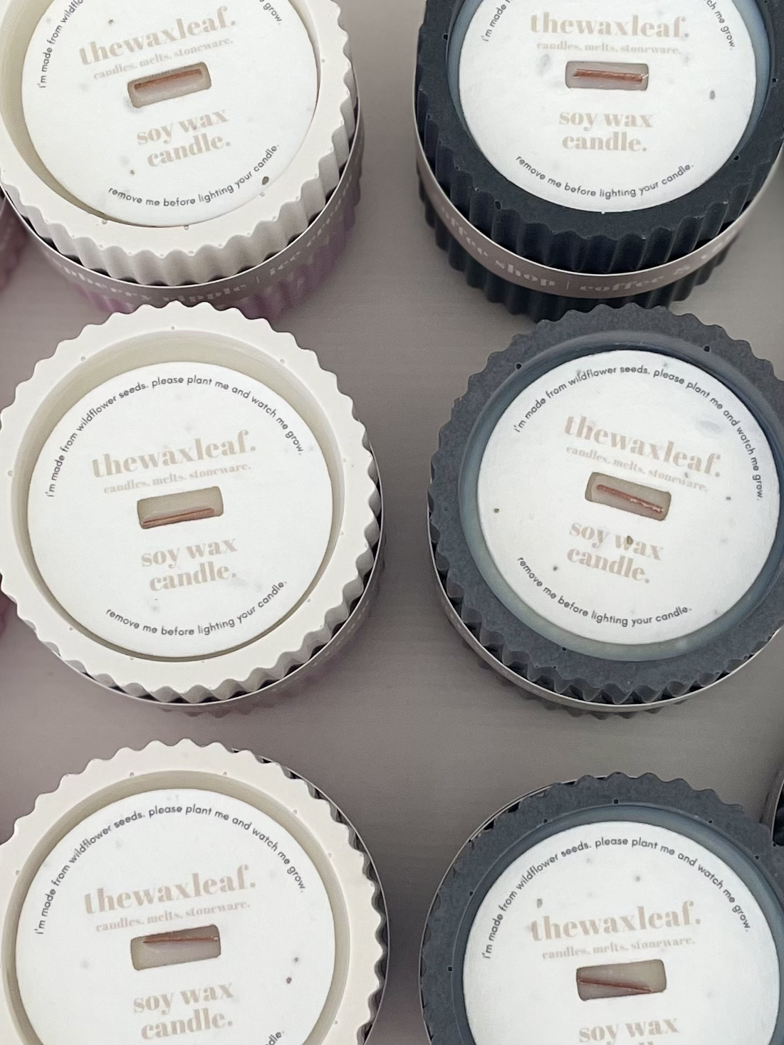 Maple Noir Luxury Soy Candle | The Wax Leaf Candle Co.