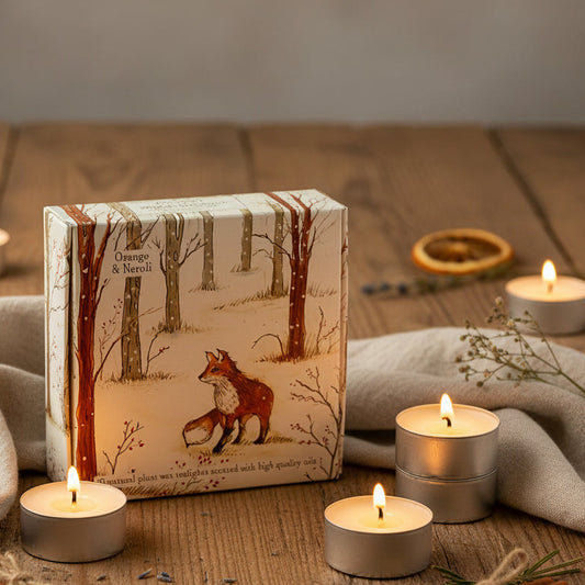 Orange & Neroli | 9 Scented Tealights | Wildlife Range