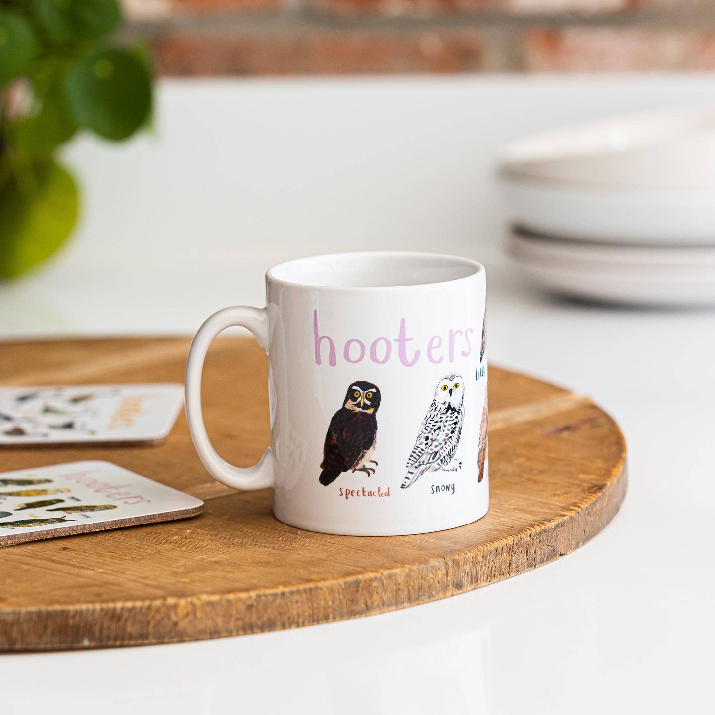 Hooters Ceramic Bird Pun Mug