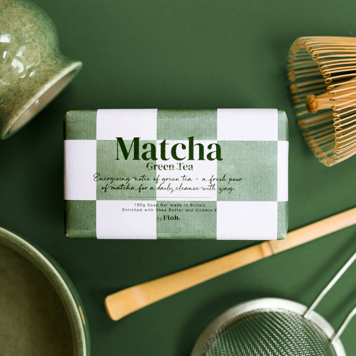 Matcha Green Tea Soap | Soap Bar Enriched with Shea butter | Toasted Crumpet