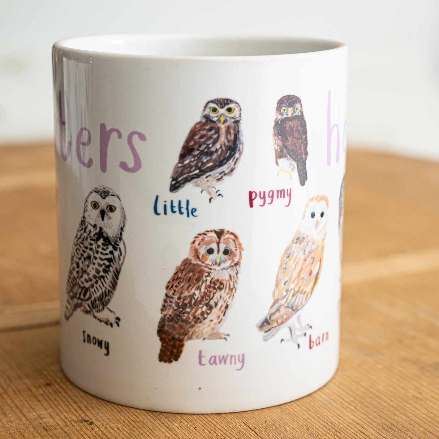 Hooters Ceramic Bird Pun Mug