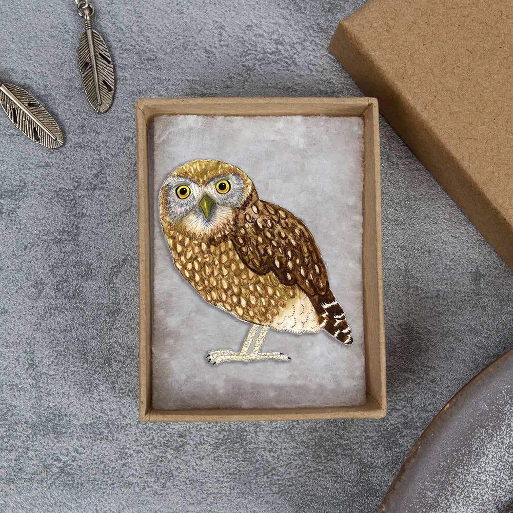 Little Owl Brooch | Wild Wood