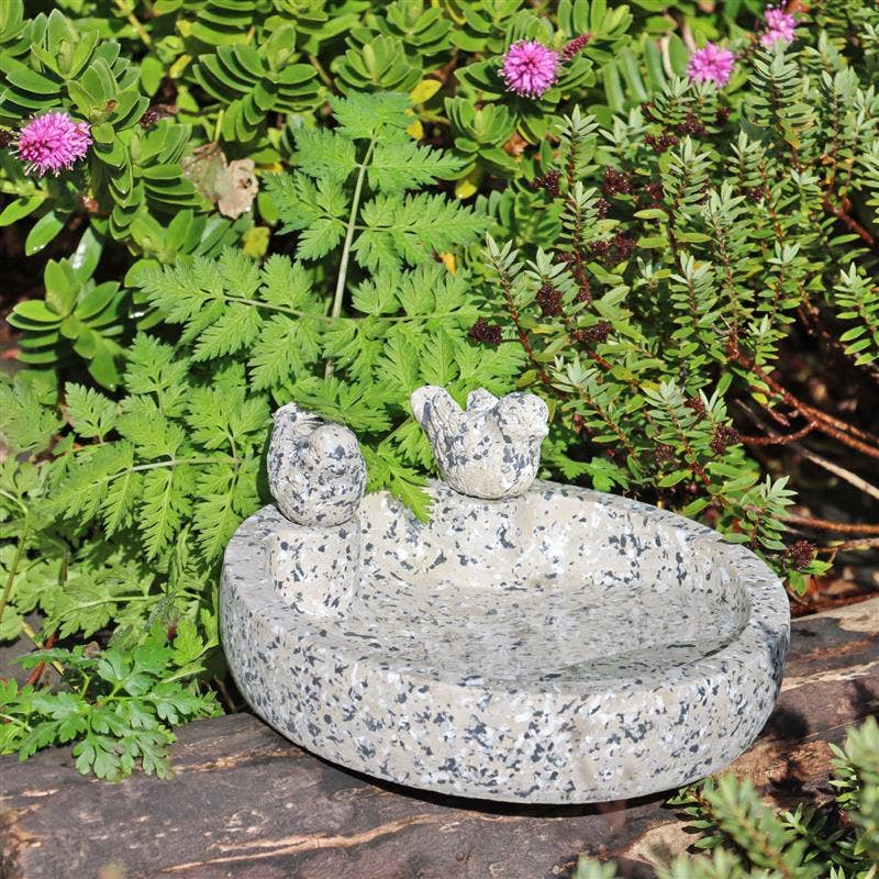 Fleckstone Small Bird Bath and Drinker