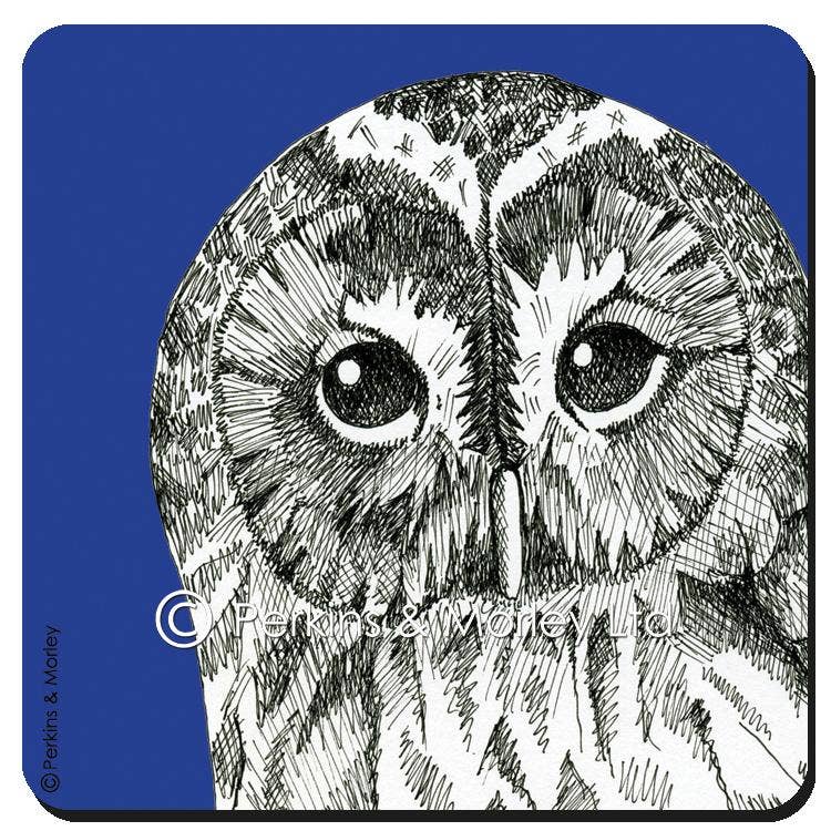 Owl melamine fridge magnet