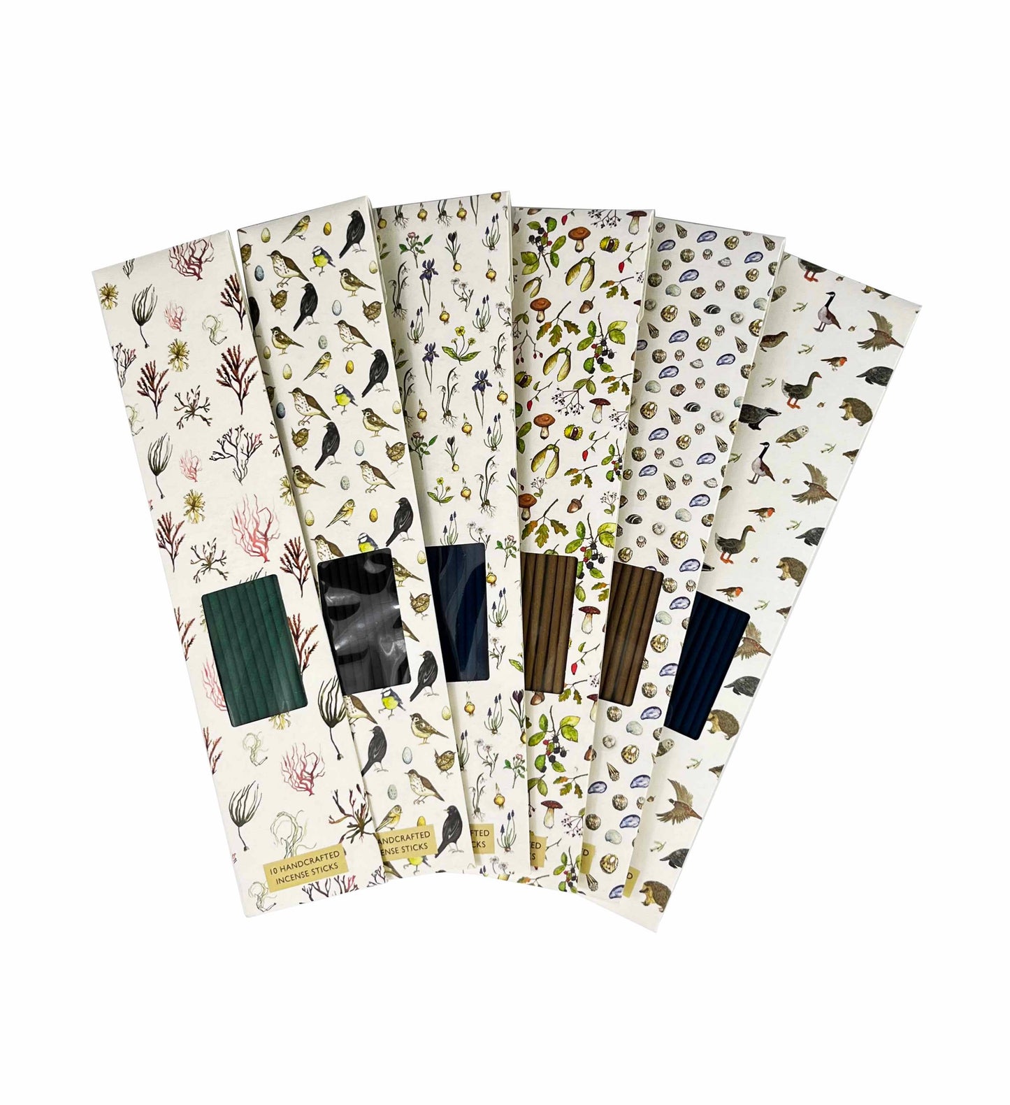10 Winter Animals Incense Sticks in an Illustrated Pack
