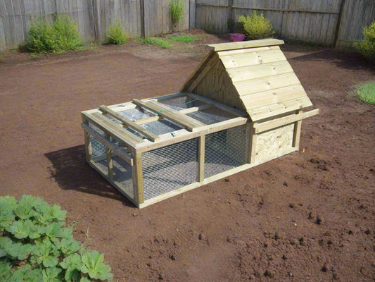 Broody Chicken Coop | 900mm x 600mm x 680mm | With 12ft Run