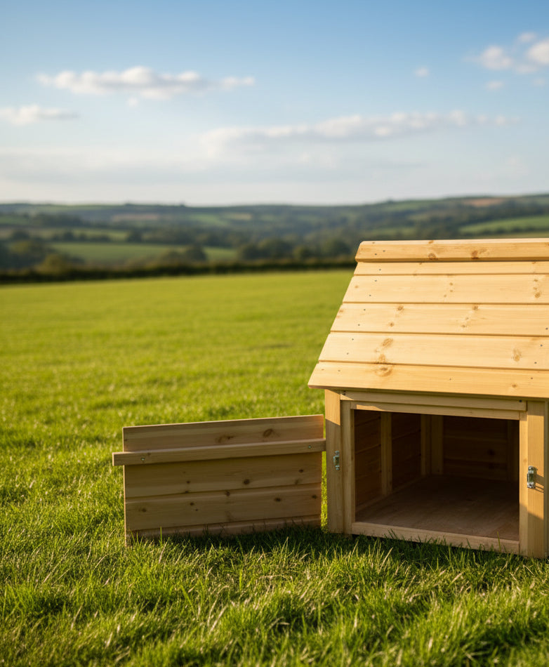 Duck House for 6 Birds with 6ft Run | Vyse Arks Duckbury | UK Handmade | FSC Timber
