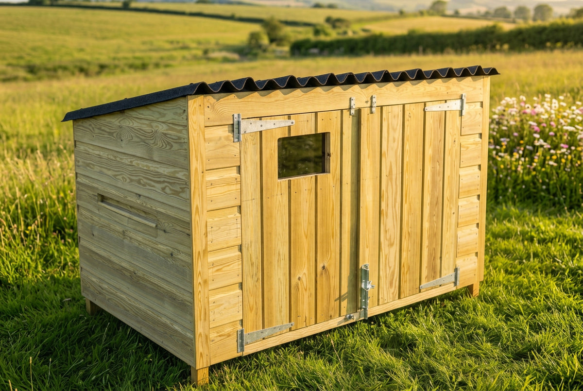Handmade 15 Bird Hen House | 4ft x 5ft | Pent Roof | UK Made