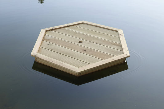 Medium Hexagonal Duck Float | 130cm x 130cm | Suitable for Floating Duck Houses
