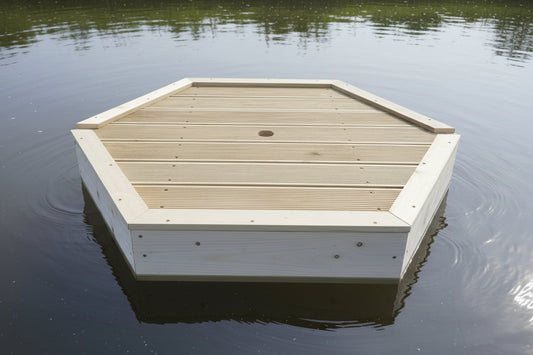 Small Hexagonal Duck Float | 80cm x 80cm | Suitable for Floating Duck Houses