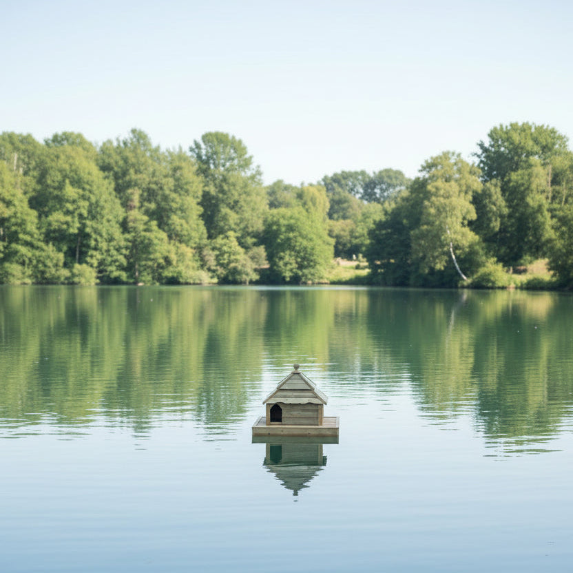 The Cosy Mooring Floating Nesting House | Pagoda Inspired Design