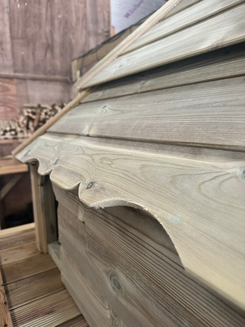 Medium Square Floating Duck House | Pagoda Inspired Design