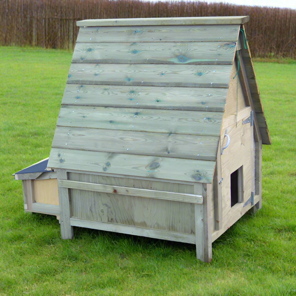 chicken house with nest boxes and internal perch exception quality treated timber long lasting and durable 