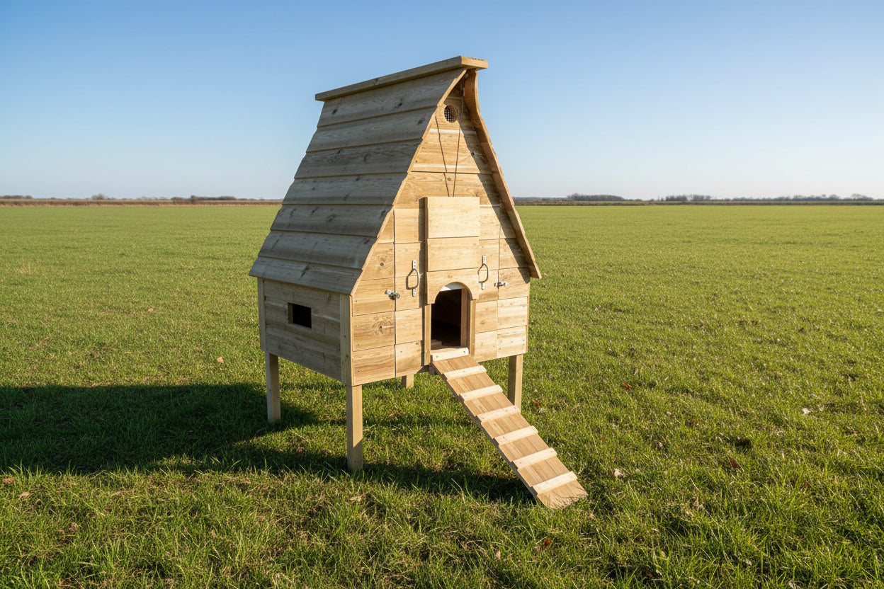 12 Bird Raised Chicken House | 3ft x 4ft x 5ft 6''