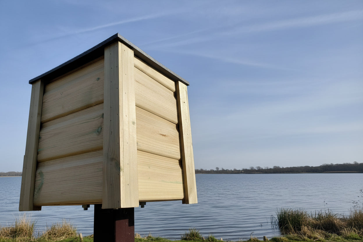 The Andholm | Elevated Nesting Sanctuary | Post & Ramp Included | Handmade in Hampshire