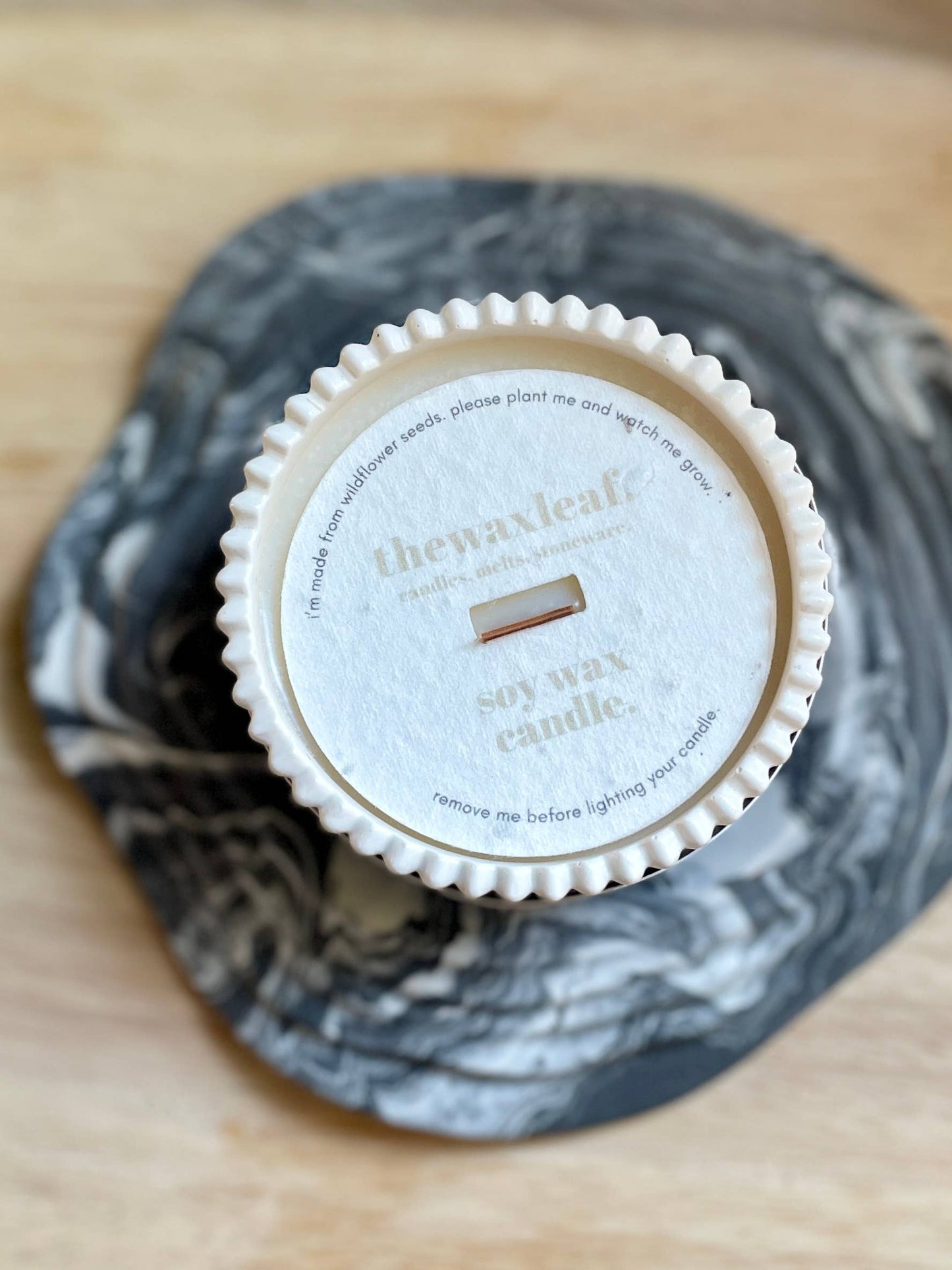 Parisian Café Luxury Soy Candle | Coffee & Croissant