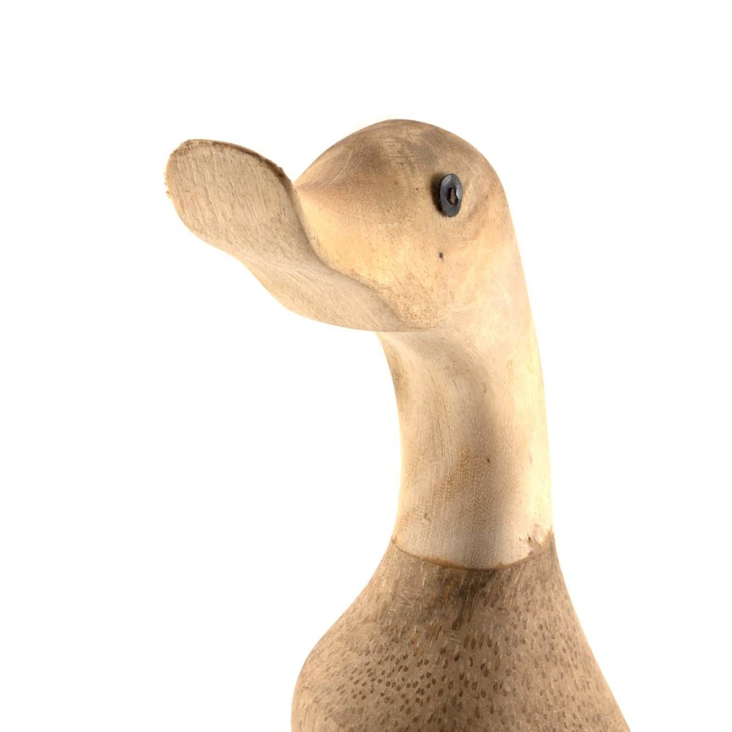Natural Bamboo Root Duck with Boots