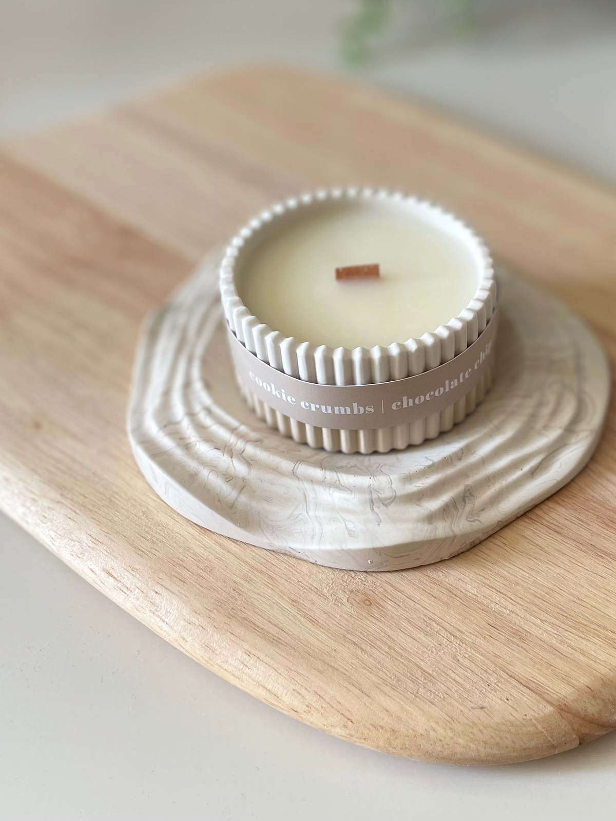 Cookie Crumbs | Stoneware Soy Wax Candle | Scandi Inspired