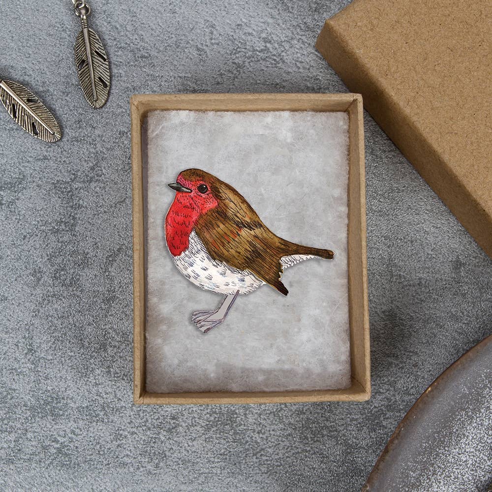 Robin Brooch | Wild Wood