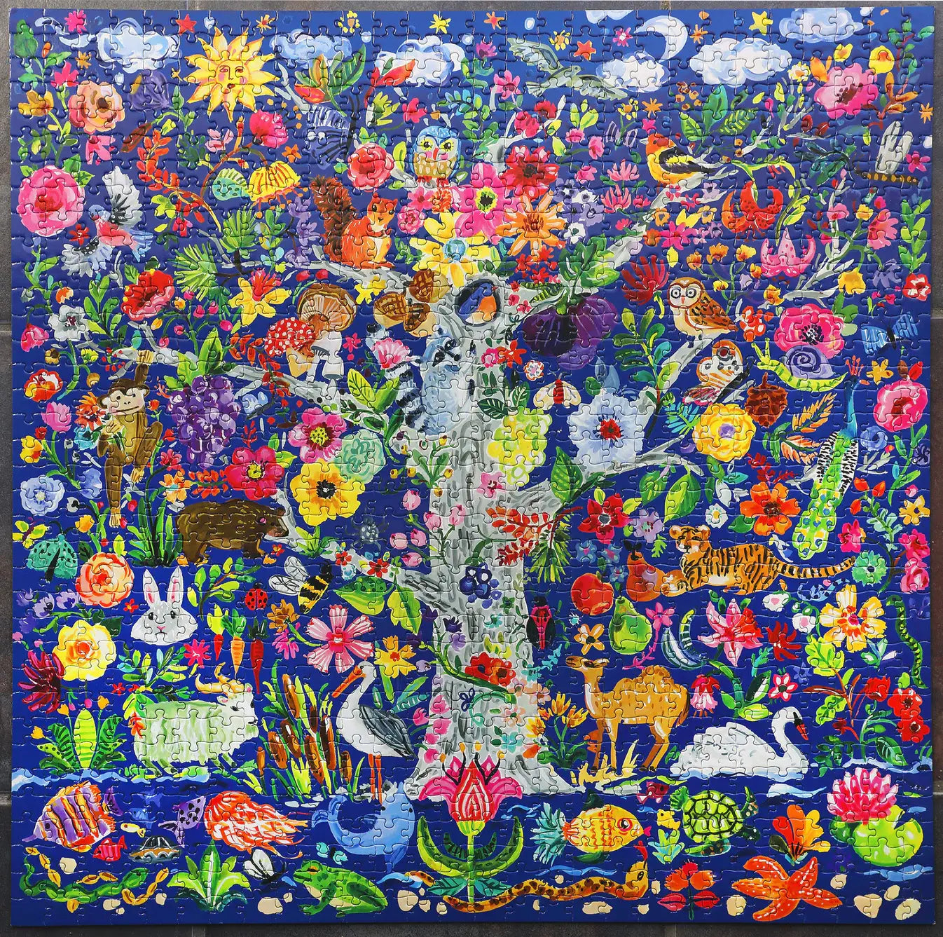 Eeboo | The Little Tree 1000 Pc Sq Puzzle