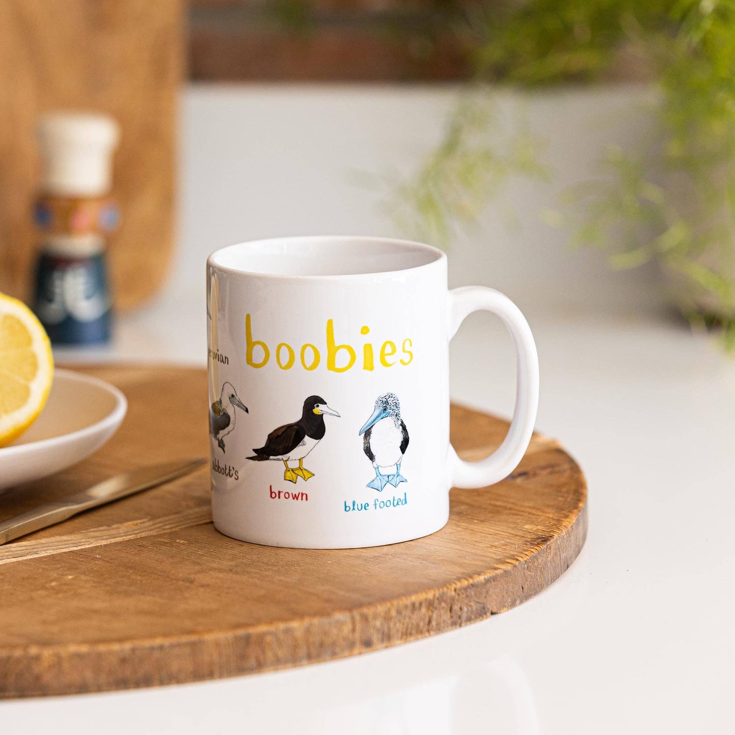 Boobies Ceramic Bird Pun Mug