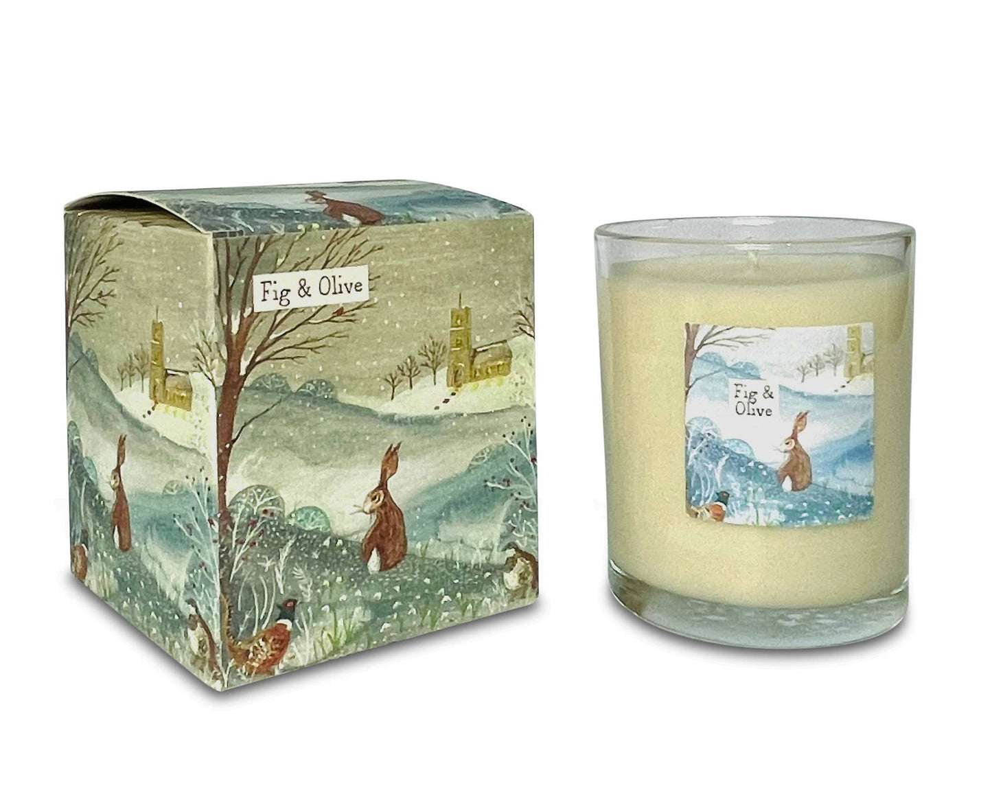 9cl Scented Votive Candle | Wildlife Range | Fig & Olive