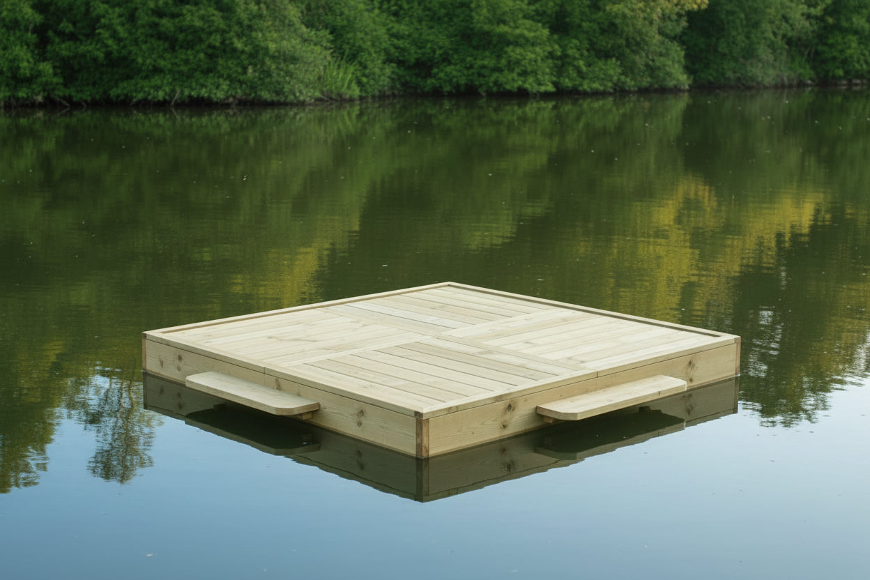 Extra Large Floating Platform for Ducks and Waterfowl