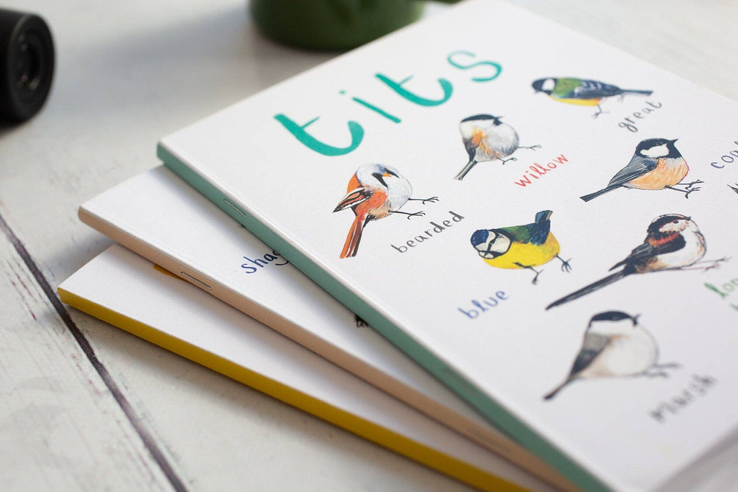 Tits A5 Recycled Bird Notebook