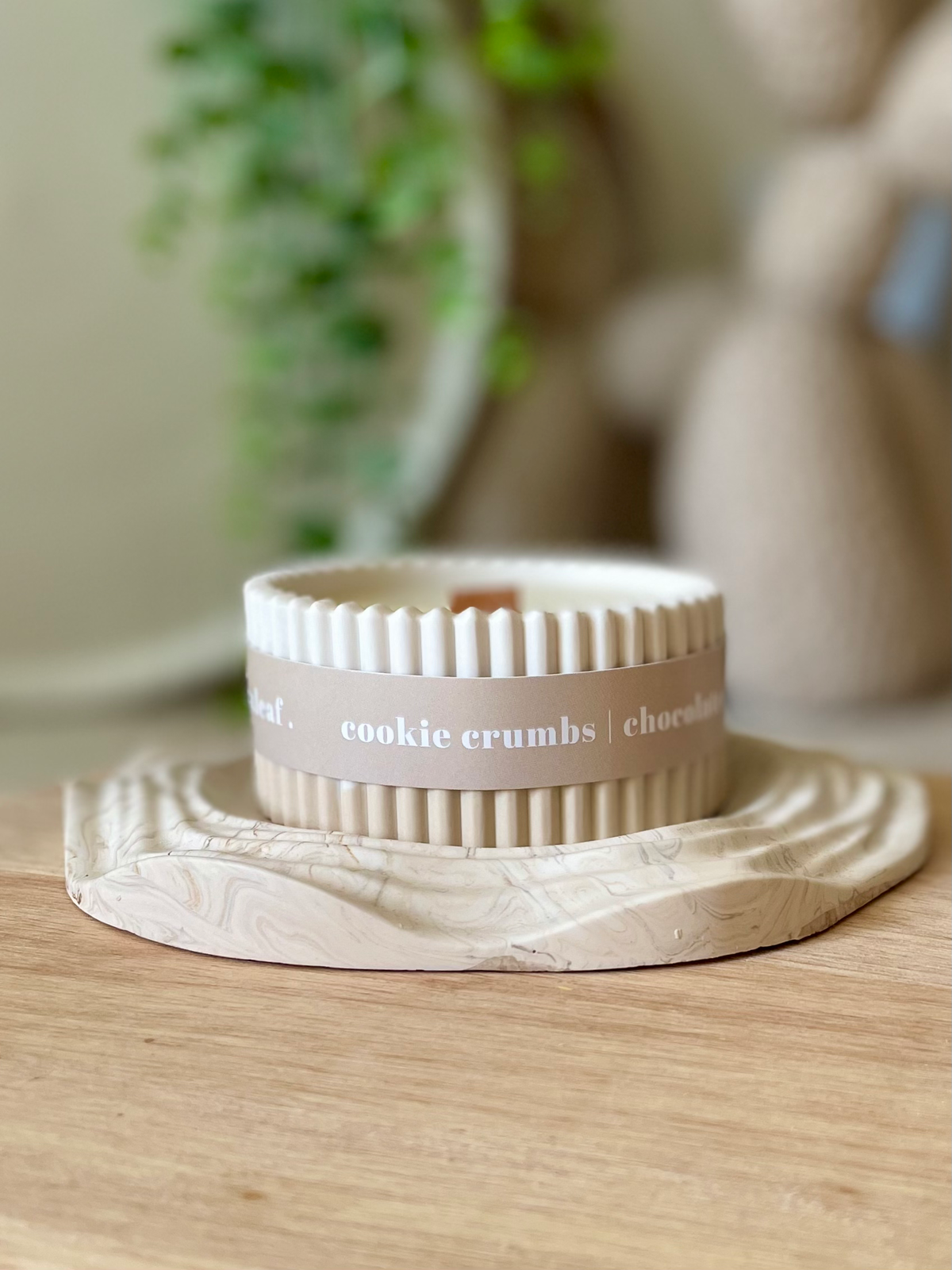 Cookie Crumbs | Stoneware Soy Wax Candle | Scandi Inspired