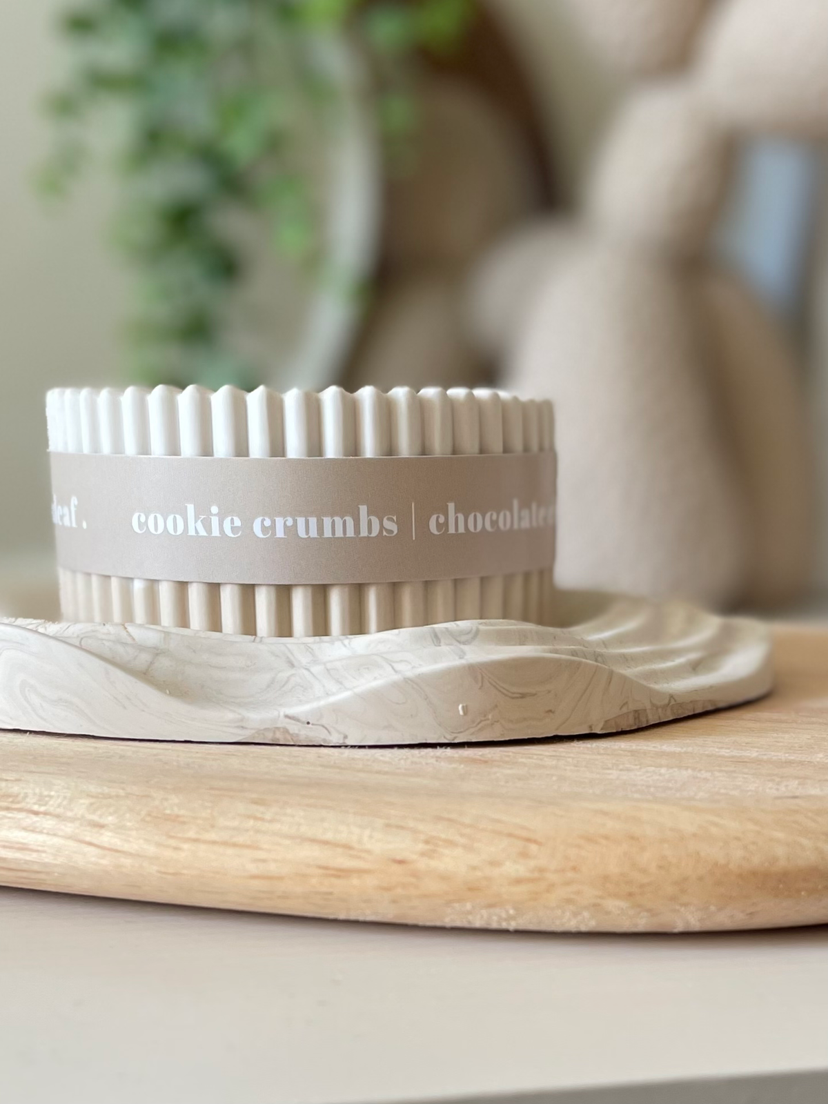 Cookie Crumbs | Stoneware Soy Wax Candle | Scandi Inspired